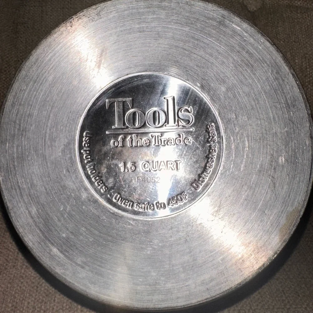 EUC Tools of the Trade 1.5 Quart Sauce Pan Stainless Steel No Lid
